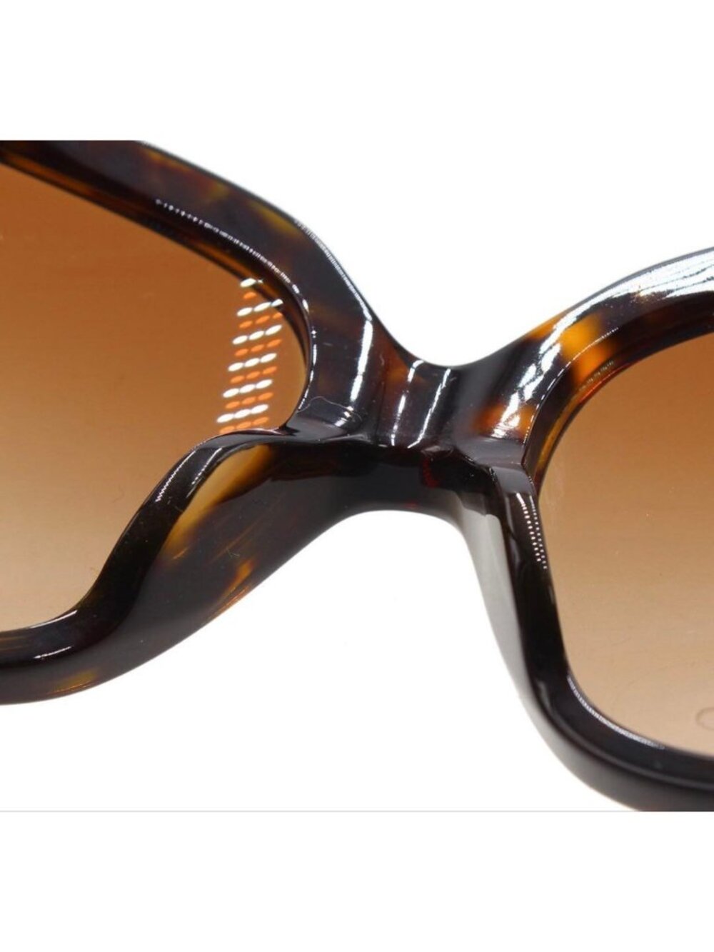 Chanel Side Ribbon Tortoiseshell Sunglasses Eyewear - Picture 6 of 9